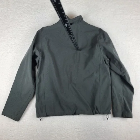 Polo Ralph Lauren Jacket Mens Large‎ Dark Gray Zipper Pocket Full Zip Sweater *